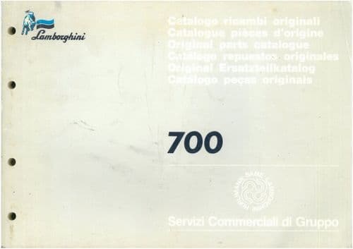 Lamborghini Tractor 700 Parts Manual