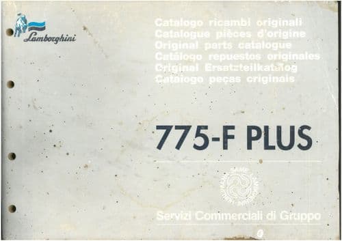 Lamborghini Tractor 775-F Parts Manual - 775F