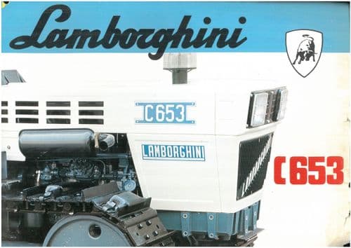 Lamborghini Tractor 854 R503 & R603 - Crawler Tractor C352 C553 C653 Brochure Bundle
