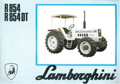 Lamborghini Tractor - 854 R854 & 854DT Brochure.