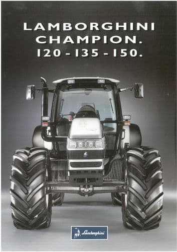 Lamborghini Tractor Champion 120 135 150 Brochure