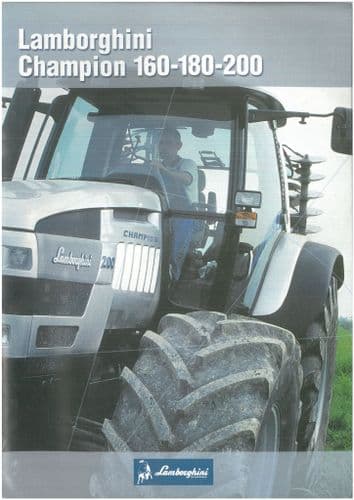Lamborghini Tractor Champion 160 180 200 Brochure