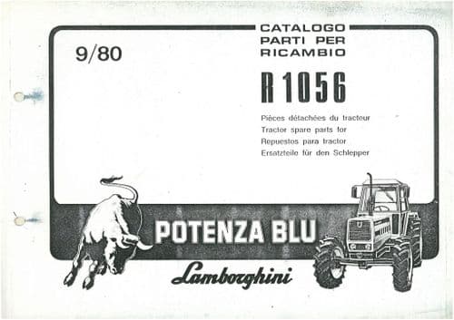 Lamborghini Tractor R1056 Parts Manual - R 1056