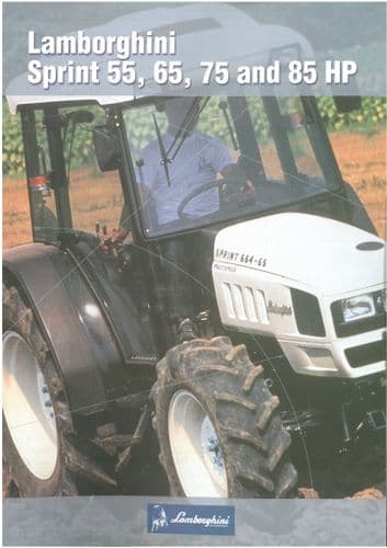 Lamborghini Tractor Sprint 654-55, 664-65, 674-75, 684-85 Brochure