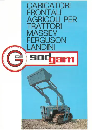 Landini & Massey Ferguson Crawler Tractor Loader Brochure - IN ITALIAN