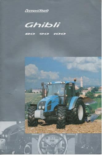 Landini Tractor Ghibli 80 90 100 Brochure