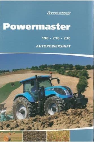 Landini Tractor Powermaster 190 210 230 Autopowershift Brochure