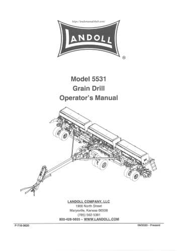 Landoll Grain Drill Model 5531 -  Operators Manual