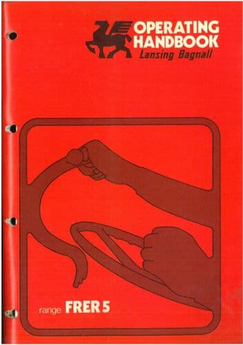 Lansing Bagnall Forklift Frer 5 Operators Manual
