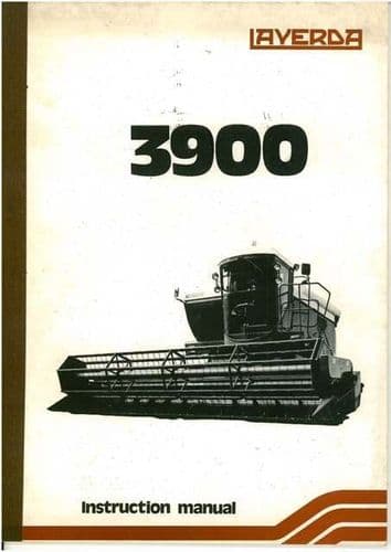 Laverda Combine 3900 Operators Manual