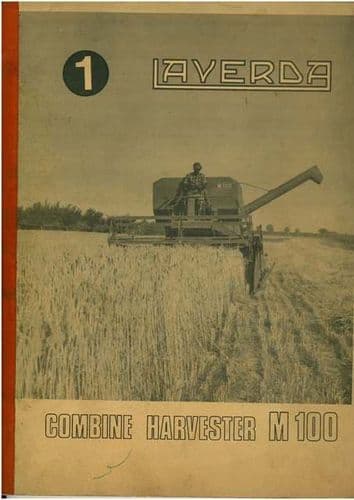 Laverda Combine M100 Operators Manual