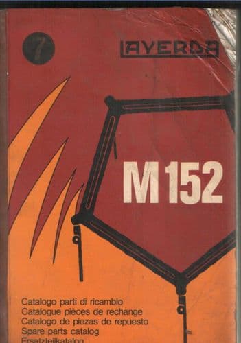 Laverda Combine M152 Parts Manual
