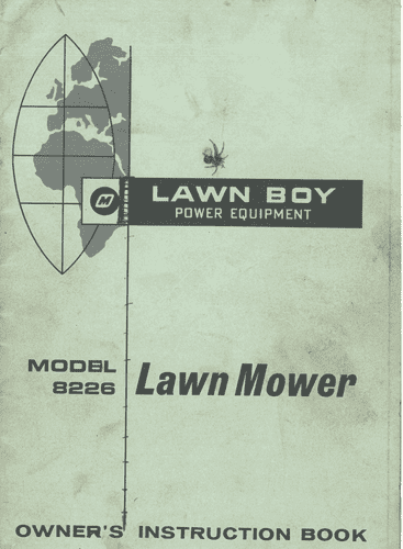 Lawn Boy 8226 Operators Manual