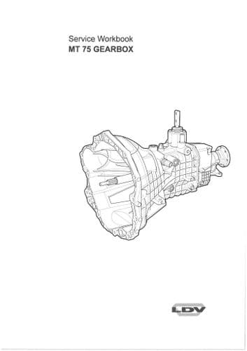 LDV  Gearbox MT75 Workshop Service Manual