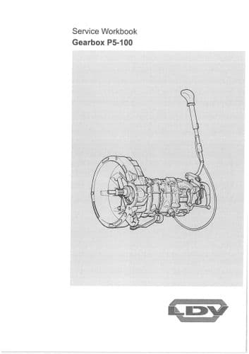 LDV Gearbox P5-100 Workshop Service Maunal