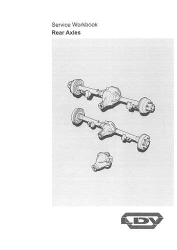 LDV Rear Axles Workshop Service Manual