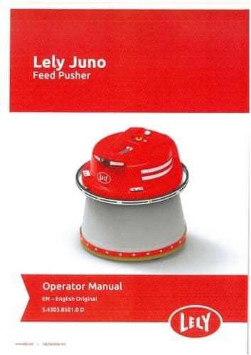 Lely Feed Pusher Juno Operators Manual