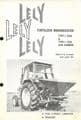 Lely L1250 Fertilizer Spreader Operators Manual with Parts List - L 1250 ORIGINAL MANUAL