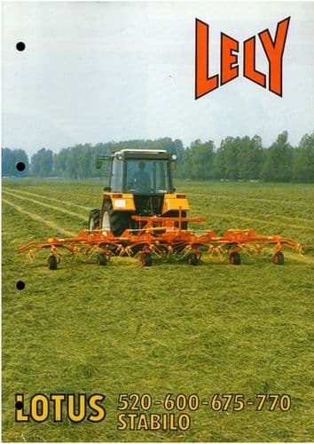 Lely Lotus 520-600-675-770 Stabilo Tedder Brochure