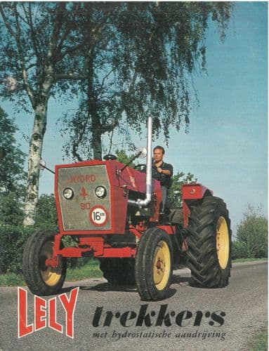 Lely Tractor Trekker Hydro 90 Brochure - In Dutch