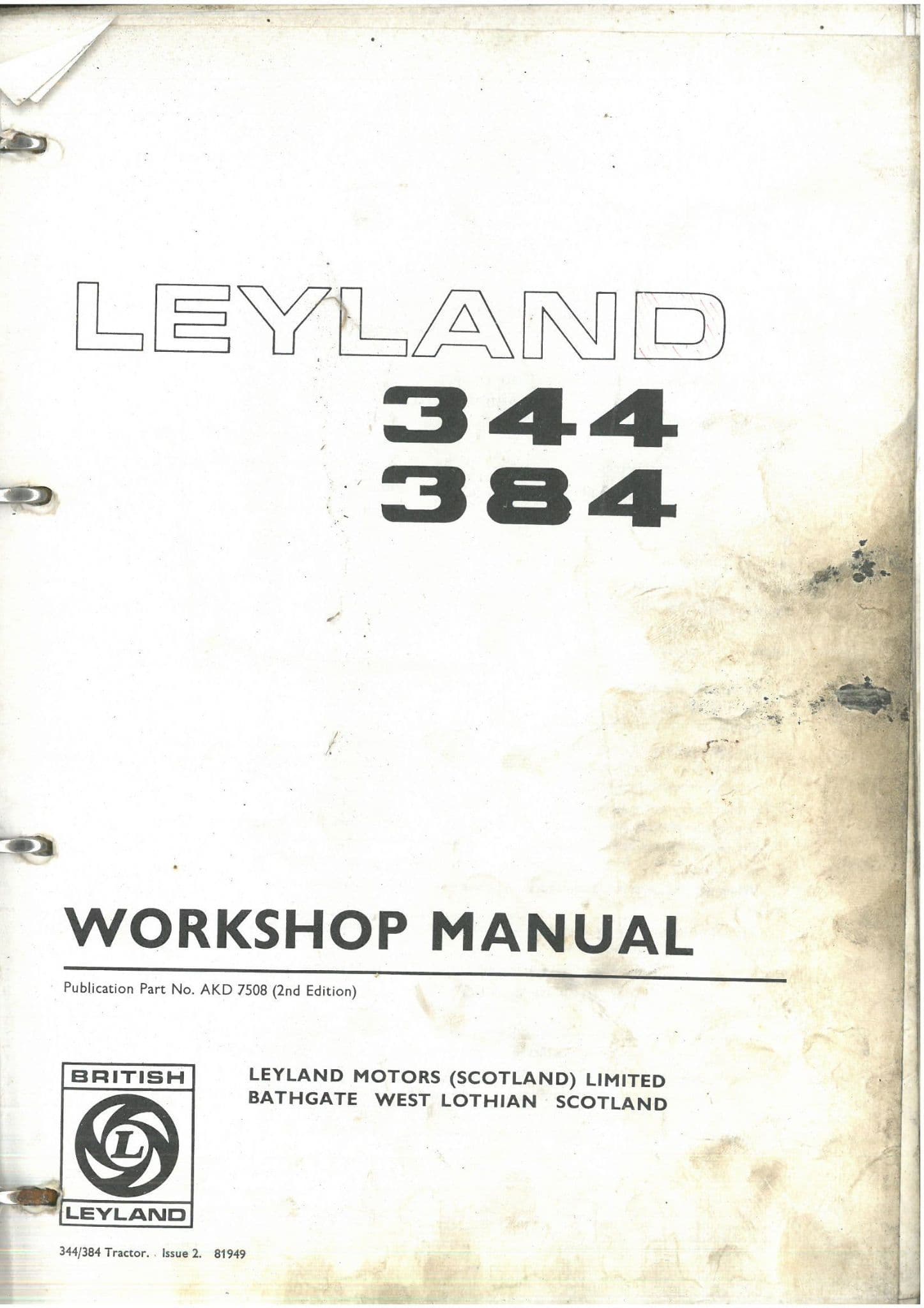 Leyland Tractor Manuals