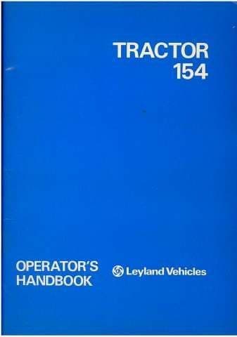 Leyland Tractor 154 Operators Manual