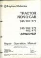 Leyland Tractor 245 262 272 Non Q-Cab 245 262 272 462 472 Synchro Workshop Service Manual - ORIGINAL