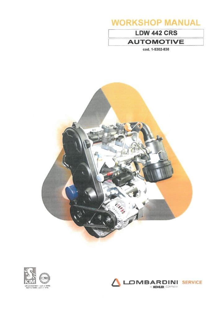 Lombardini Engine LDW442CRS Service Manual