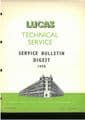 Lucas Digest Service Bulletin Book 1958