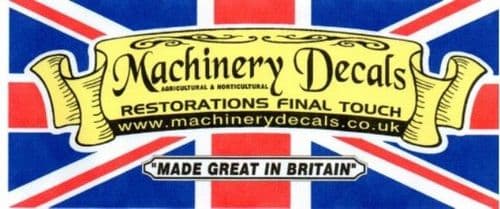 Machinery Decals