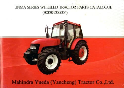 Mahindra Jinma Tractor 300 304 350 354 400A 404A Parts Manual