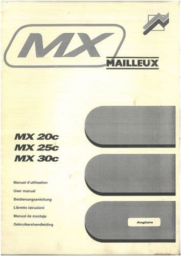 Mailleux Loader MX20C MX25C MX30C Fitting Instructions Manual with Parts List - ORIGINAL (1)