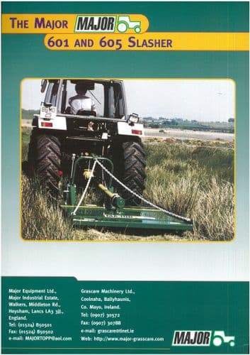 Major 601 & 605 Slasher  Brochure