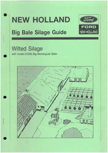 Making Wilted Silage with the New Holland D1000 Big Baler - ORIGINAL