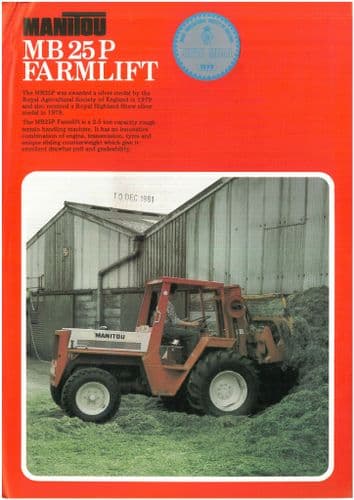 Manitou FarmLift Forklift MB25P Brochure