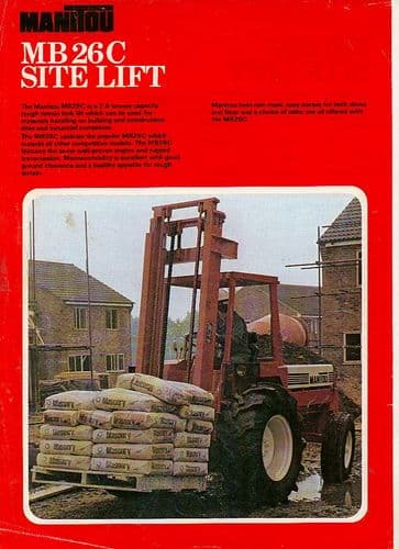 Manitou Fork Lift MB26C 