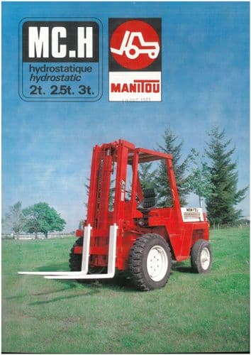 Manitou Forklift Truck MC20H MC25H MC30H Brochure