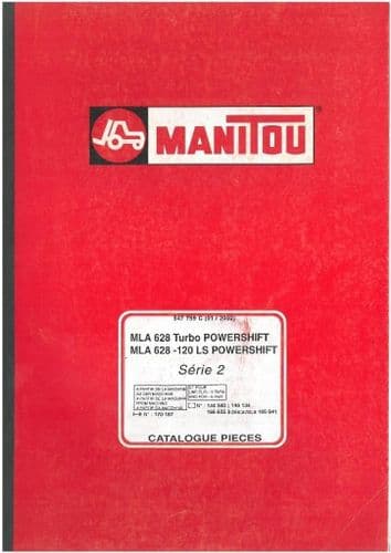 Manitou Maniscopic Telescopic Handler MLA 628 Turbo Powershift, MLA628-120 LSU Powershift Parts