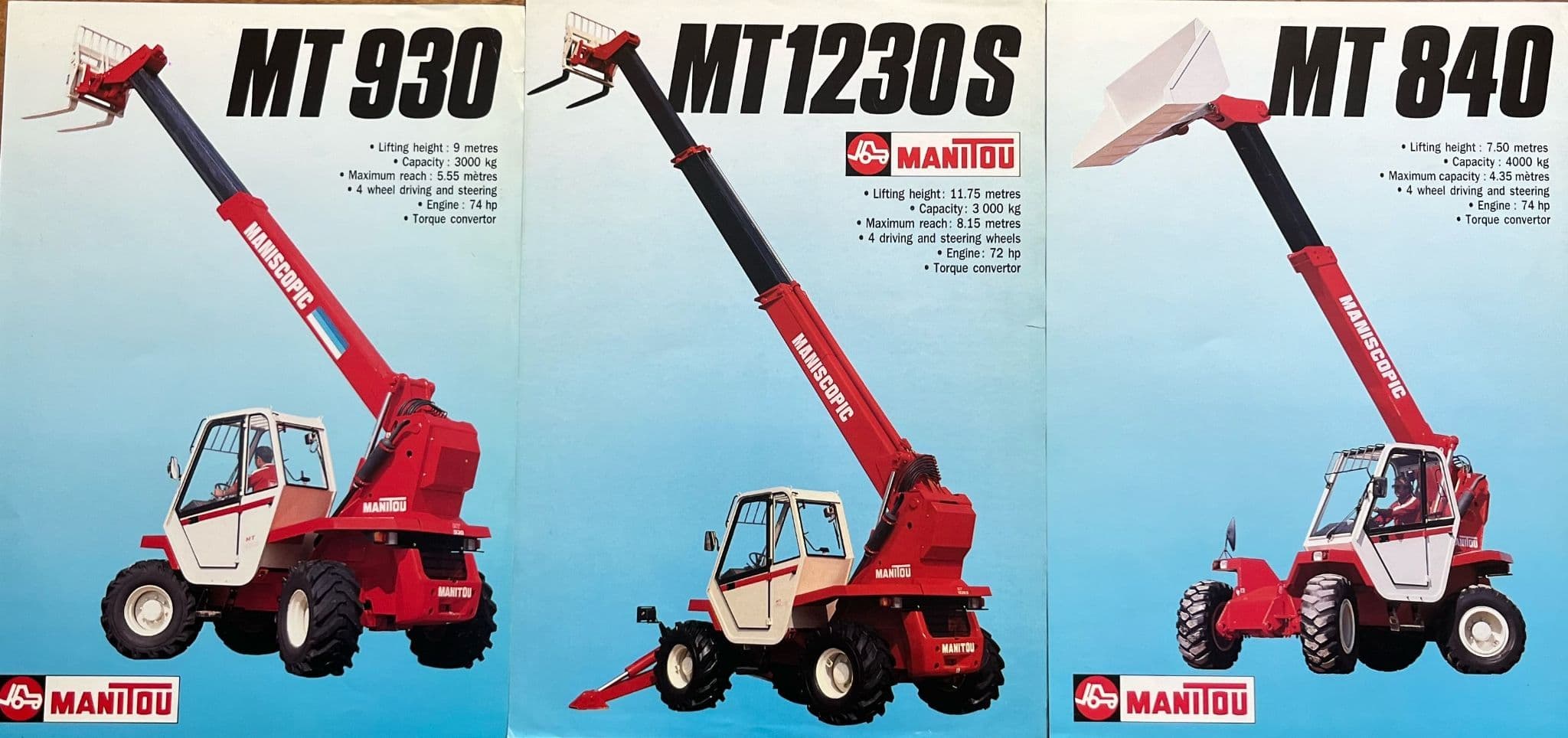 Manitou Telehandler Brochure Bundle