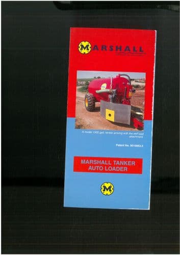 Marshall Loader Marshall Tanker Auto Loader Brochure
