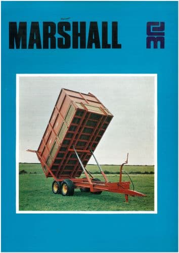 Marshall Trailer Brochure Presentation Pack and Letter Dated 1974