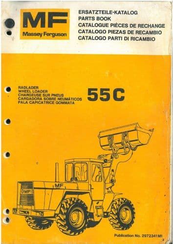 Massey Ferguson 55C Excavator Parts Manual - MF55C MF