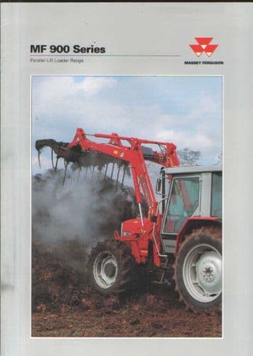 Massey Ferguson 900 Series MF905 MF915 MF925 Parallel Lift Loader Range Brochure - 905 915 & 925