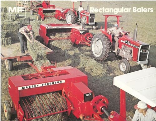 Massey Ferguson Baler  MF 120, 124, 126, 128, 130  Brochure