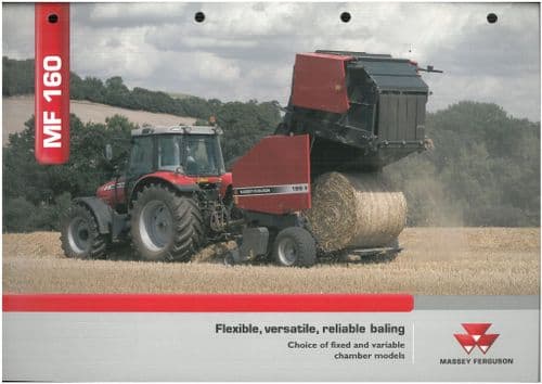 Massey Ferguson Baler MF160 MF163 MF167 MF169 Brochure - MF 163F 167V 169V