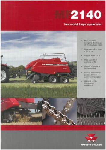 Massey Ferguson Baler MF2140 Brochure - MF 2140
