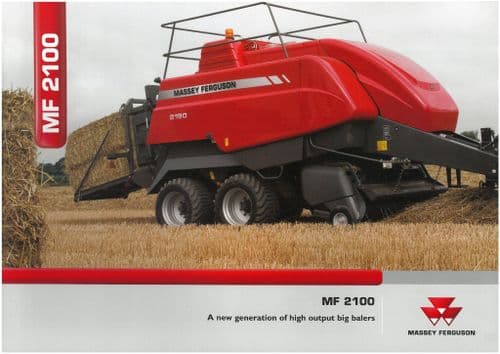 Massey Ferguson Baler MF2150 MF2160 MF2170 MF2190 Brochure - MF 2150 2160 2170 2190