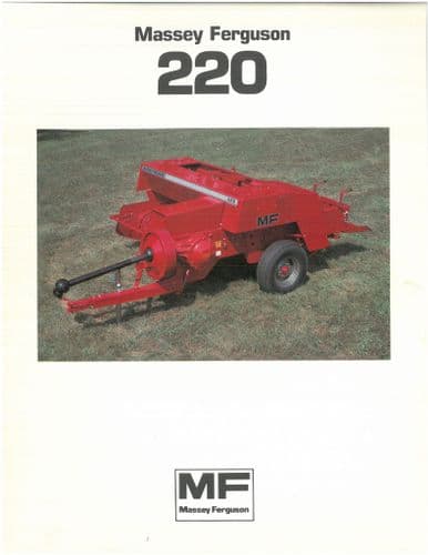 Massey Ferguson Baler MF220 Brochure - MF 220