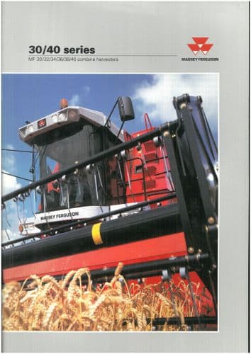 Massey Ferguson Combine MF30 MF32 MF34 MF36 MF38 & MF40 Brochure - MF 30 32 34 36 38 40