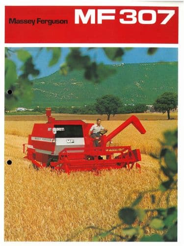 Massey Ferguson Combine MF307 Brochure - MF 307 -